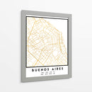 Buenos Aires, 1 Mapas 06 - Emiliano Deificus | Cuadro decorativo de Canvas Lab