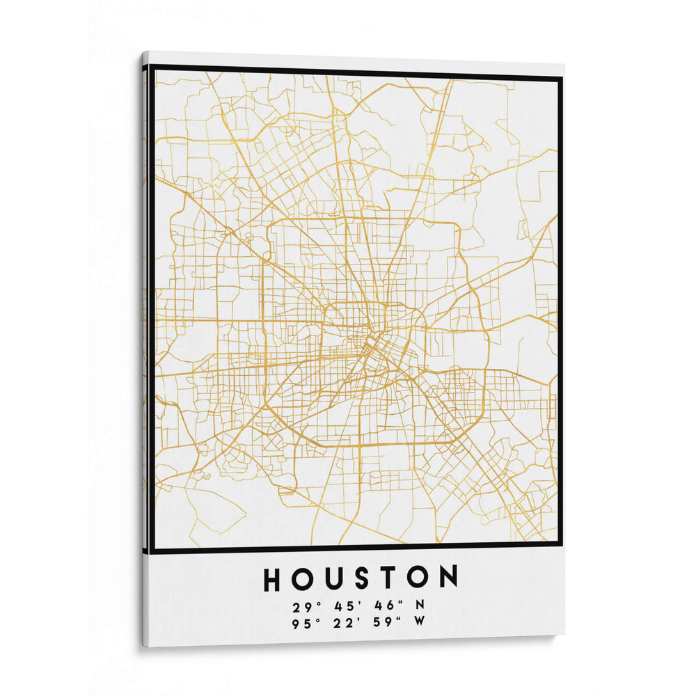Houston, 1 Mapas 05 - Emiliano Deificus | Cuadro decorativo de Canvas Lab
