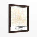 Houston, 1 Mapas 05 - Emiliano Deificus | Cuadro decorativo de Canvas Lab