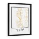 Seattle, 1 Mapas 04 - Emiliano Deificus | Cuadro decorativo de Canvas Lab