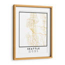Seattle, 1 Mapas 04 - Emiliano Deificus | Cuadro decorativo de Canvas Lab