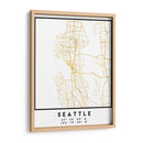 Seattle, 1 Mapas 04 - Emiliano Deificus | Cuadro decorativo de Canvas Lab