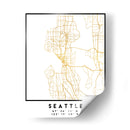 Seattle, 1 Mapas 04 - Emiliano Deificus | Cuadro decorativo de Canvas Lab