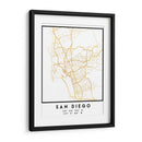 San Diego, 1 Mapas 03 - Emiliano Deificus | Cuadro decorativo de Canvas Lab