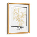 San Diego, 1 Mapas 03 - Emiliano Deificus | Cuadro decorativo de Canvas Lab