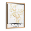 San Diego, 1 Mapas 03 - Emiliano Deificus | Cuadro decorativo de Canvas Lab