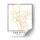 San Diego, 1 Mapas 03 - Emiliano Deificus | Cuadro decorativo de Canvas Lab