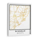Qingdao, 1 Mapas 3 45 - Emiliano Deificus | Cuadro decorativo de Canvas Lab