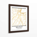 Belfast, 1 Mapas 3 43 - Emiliano Deificus | Cuadro decorativo de Canvas Lab