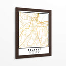 Belfast, 1 Mapas 3 43 - Emiliano Deificus | Cuadro decorativo de Canvas Lab