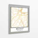 Belfast, 1 Mapas 3 43 - Emiliano Deificus | Cuadro decorativo de Canvas Lab