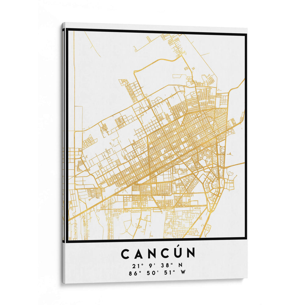 Cancún, 1 Mapas 3 37 - Emiliano Deificus | Cuadro decorativo de Canvas Lab