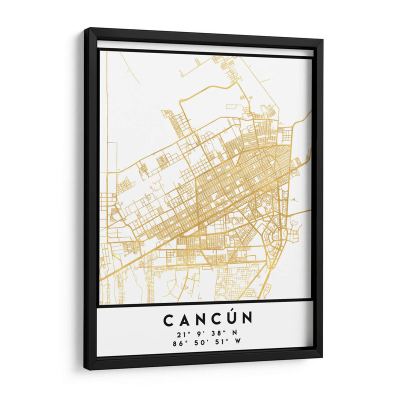 Cancún, 1 Mapas 3 37 - Emiliano Deificus | Cuadro decorativo de Canvas Lab