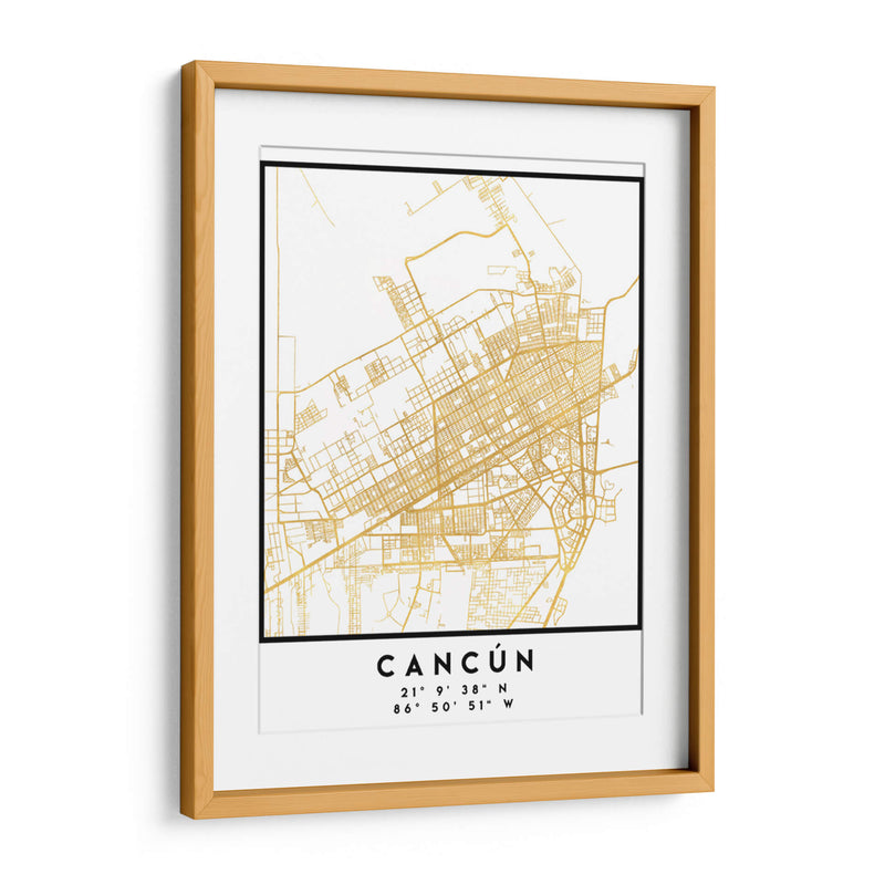 Cancún, 1 Mapas 3 37 - Emiliano Deificus | Cuadro decorativo de Canvas Lab
