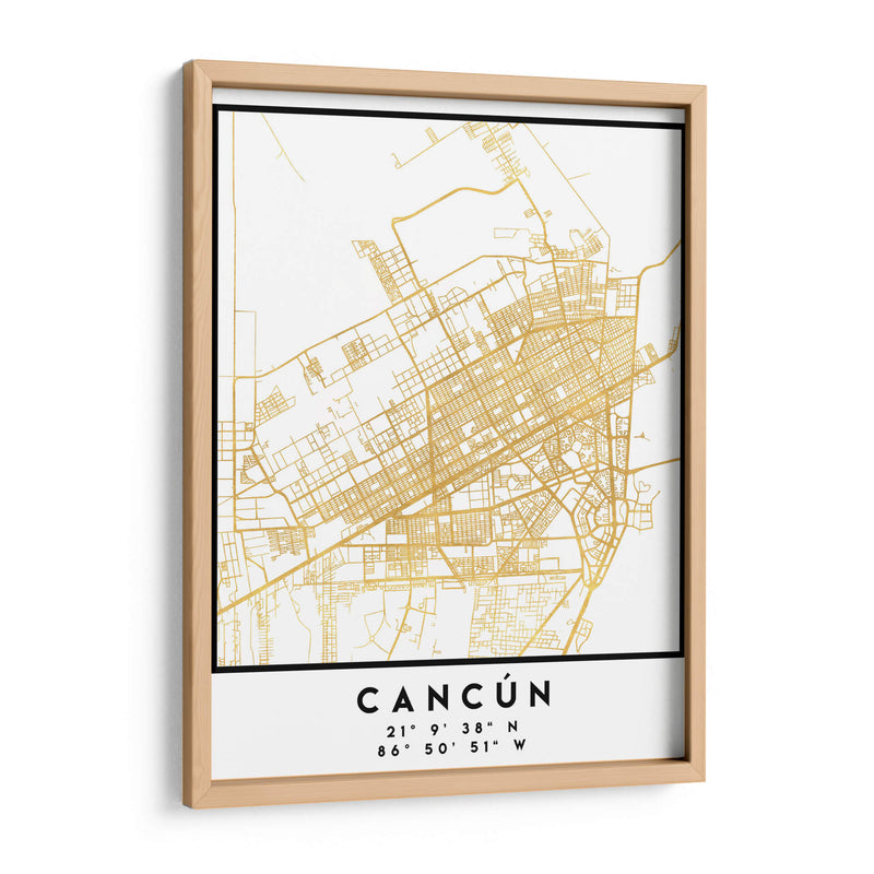 Cancún, 1 Mapas 3 37 - Emiliano Deificus | Cuadro decorativo de Canvas Lab