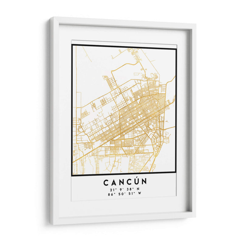 Cancún, 1 Mapas 3 37 - Emiliano Deificus | Cuadro decorativo de Canvas Lab