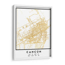 Cancún, 1 Mapas 3 37 - Emiliano Deificus | Cuadro decorativo de Canvas Lab