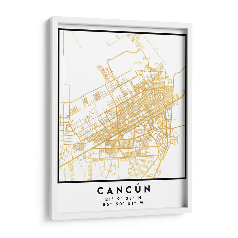 Cancún, 1 Mapas 3 37 - Emiliano Deificus | Cuadro decorativo de Canvas Lab