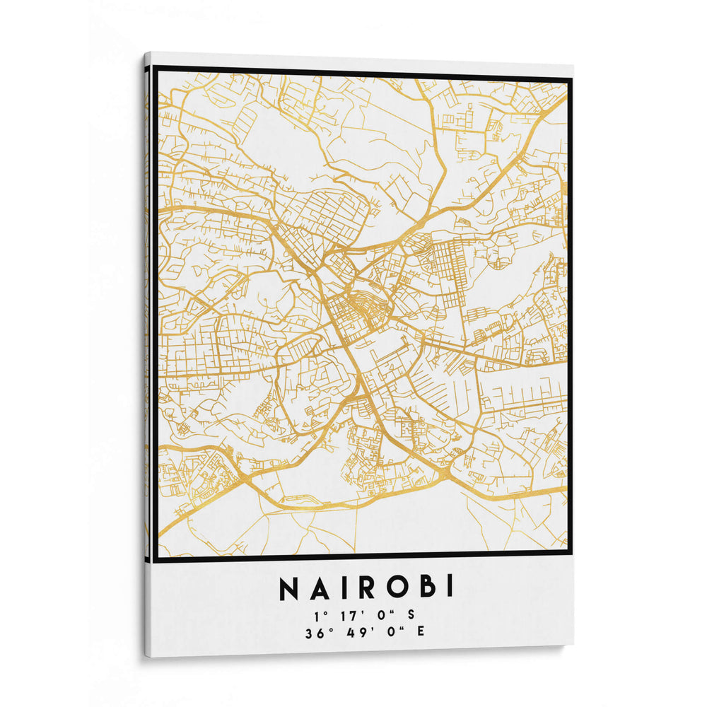 Nairobi, 1 Mapas 3 36 - Emiliano Deificus | Cuadro decorativo de Canvas Lab