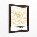 Nairobi, 1 Mapas 3 36 - Emiliano Deificus | Cuadro decorativo de Canvas Lab