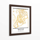 Macau, 1 Mapas 3 32 - Emiliano Deificus | Cuadro decorativo de Canvas Lab