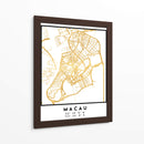 Macau, 1 Mapas 3 32 - Emiliano Deificus | Cuadro decorativo de Canvas Lab