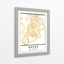 Macau, 1 Mapas 3 32 - Emiliano Deificus | Cuadro decorativo de Canvas Lab