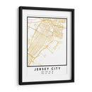 Jersey City, 1 Mapas 3 28 - Emiliano Deificus | Cuadro decorativo de Canvas Lab