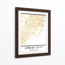 Jersey City, 1 Mapas 3 28 - Emiliano Deificus | Cuadro decorativo de Canvas Lab
