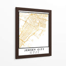 Jersey City, 1 Mapas 3 28 - Emiliano Deificus | Cuadro decorativo de Canvas Lab