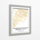 Jersey City, 1 Mapas 3 28 - Emiliano Deificus | Cuadro decorativo de Canvas Lab