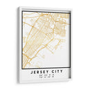 Jersey City, 1 Mapas 3 28 - Emiliano Deificus | Cuadro decorativo de Canvas Lab