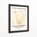 Cincinnati, 1 Mapas 3 25 - Emiliano Deificus | Cuadro decorativo de Canvas Lab