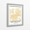 Nuevo Orleans, 1 Mapas 3 24 - Emiliano Deificus | Cuadro decorativo de Canvas Lab