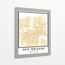 Nuevo Orleans, 1 Mapas 3 24 - Emiliano Deificus | Cuadro decorativo de Canvas Lab