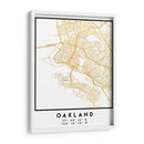 Oakland, 1 Mapas 3 22 - Emiliano Deificus | Cuadro decorativo de Canvas Lab