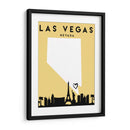 Las Vegas, Nevada - Mapas de amor de la ciudad 38 - Emiliano Deificus | Cuadro decorativo de Canvas Lab