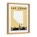 Las Vegas, Nevada - Mapas de amor de la ciudad 38 - Emiliano Deificus | Cuadro decorativo de Canvas Lab