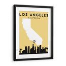 Los Angeles, California - Mapas de amor de la ciudad 42 - Emiliano Deificus | Cuadro decorativo de Canvas Lab