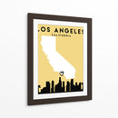 Los Angeles, California - Mapas de amor de la ciudad 42 - Emiliano Deificus | Cuadro decorativo de Canvas Lab
