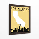 Los Angeles, California - Mapas de amor de la ciudad 42 - Emiliano Deificus | Cuadro decorativo de Canvas Lab