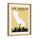 Los Angeles, California - Mapas de amor de la ciudad 42 - Emiliano Deificus | Cuadro decorativo de Canvas Lab