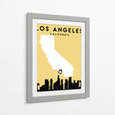 Los Angeles, California - Mapas de amor de la ciudad 42 - Emiliano Deificus | Cuadro decorativo de Canvas Lab