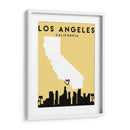 Los Angeles, California - Mapas de amor de la ciudad 42 - Emiliano Deificus | Cuadro decorativo de Canvas Lab