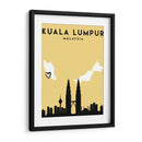 Kuala Lumpur, Malasia - Mapas de amor de la ciudad 37 - Emiliano Deificus | Cuadro decorativo de Canvas Lab