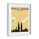 Kuala Lumpur, Malasia - Mapas de amor de la ciudad 37 - Emiliano Deificus | Cuadro decorativo de Canvas Lab