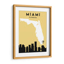Miami, Florida - Mapas de amor de la ciudad 53 - Emiliano Deificus | Cuadro decorativo de Canvas Lab