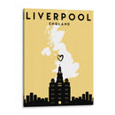 Liverpool, Inglaterra - Mapas de amor de la ciudad 40 - Emiliano Deificus | Cuadro decorativo de Canvas Lab