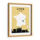 Lyon, Francia - Mapas de amor de la ciudad 43 - Emiliano Deificus | Cuadro decorativo de Canvas Lab