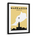 Marrakesh, Morocco - Mapas de amor de la ciudad 47 - Emiliano Deificus | Cuadro decorativo de Canvas Lab